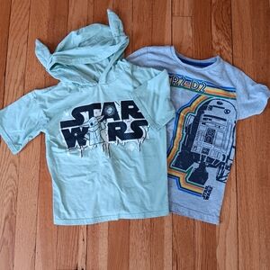 Star Wars Kids T-Shirts - Green and Gray